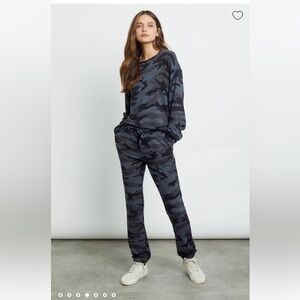 Rails Iron Camo Kingston Jogger and Ramona Sweatshirt Lounge Set XS/S